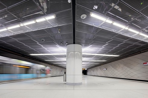 Das „Kontinuum“ im U-Bahnhof Heinrich-Heine-Allee.<br />