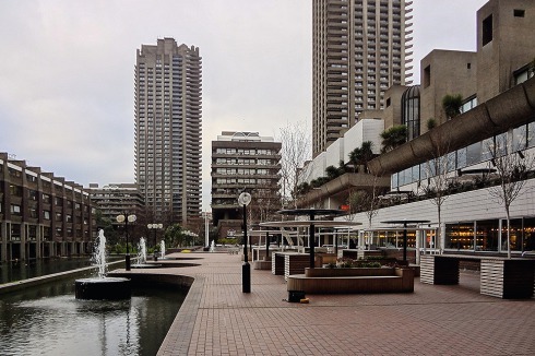 Barbican-Komplex von Chamberlin, Powell, Bon, London 1953–83<br />