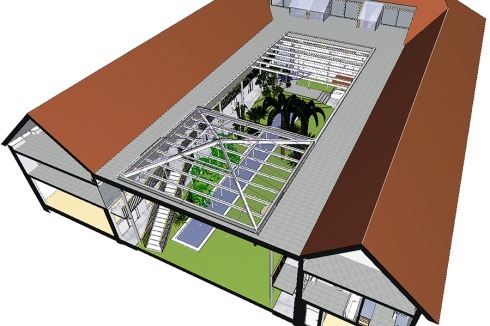 <strong>2015</strong> Derzeit im Bau: Umnutzung eines bischöflichen Gutshofs in Garsten bei Steyr in eine Wohnanlage. Der künftige Gemeinschaftsraum ist in dem Komplex aus dem 15. Jahrhundert bereits angelegt.<br />
