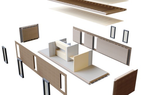 <span class="Medium"></span>Das Konstruktionsprinzip der Serie 700 basiert auf einem Holztragwerk in Ständerbauweise. Ein speziell entwickeltes Rahmensystem sorgt für Gewichtsminimierung und leichte Vorfertigung in hoher Präzision. Die Innen- und Außenwände sind so aufgebaut, dass ihre Oberflächen durch wenige Handgriffe mit unterschiedlichen Materi­alien belegt werden können. Die Fenster können gegen Aufpreis breiter ausgeführt werden.<br />