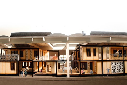<span class="Bold"><strong>Comfort City</strong></span><strong> </strong>Anneloes de Koff und Pieter Stoutjes­-­dijk haben ein Bausystem für die Umnutzung leerstehender Produktionshallen entwickelt.<br />