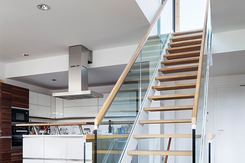 Es sind verschiedene Wohnungstypen entstanden, u.a. auch Maisonettewohnungen.<br />