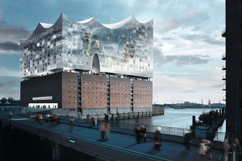 Auch in Deutschland sind Entwürfe und Bauten, zum Beispiel die Elbphilharmonie, mehr als deutlich in ein Referenzsystem aus Bildern, Zeichen und Narrativen eingebunden<br />