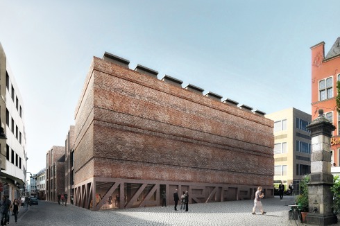 Der Wettbewerbsbeitrag von Christ &amp; Gantenbein für das Wallraff-Richartz-Museum in Köln bekam 2013 den 1. Preis<br />
