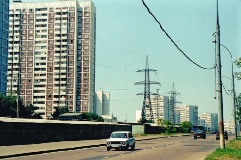 Moskauer Alltag jenseits von Kreml und Rotem Platz. Aufnahme von einer Reise nach Moskau im Jahr 2002<br />