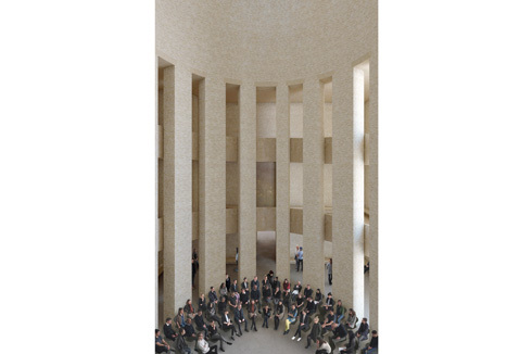 Die zentrale Halle  <br />