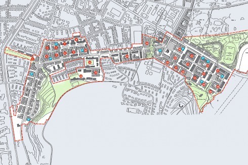 Im Französischen Viertel in Tübingen sind in einem Block mehr Nutzungen vertreten als anderswo im kompletten Neubaugebiet (Stand 2012).<br />
