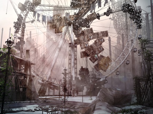 Stadt Tumblr vertikal