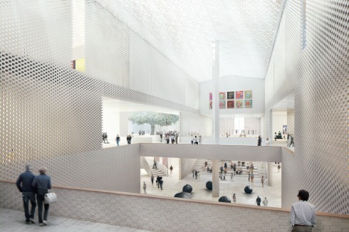 1. Preis: Herzog &amp; de Meuron, Basel - Innenperspektive<br />