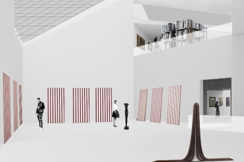 Anerkennung: Office for Metropolitan Architecture (OMA), Rotterdam - Innenperspektive<br />