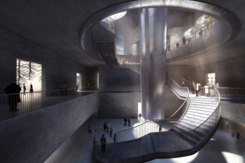 2. Preis: Lundgaard &amp; Tranberg Arkitekter A/S, Kopenhagen - Innenperspektive<br />