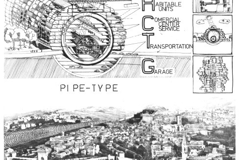 Projekt ECO-System, Zukunftsvision für die Aus­stellung Terra-1 (1975)<br />