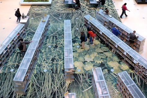 2004 baute OMA die Central Library in Seattle.<br />