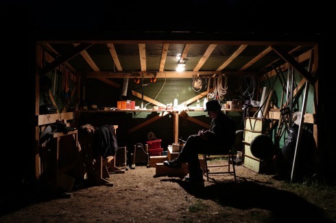 Nachts in der Bauhütte<br />