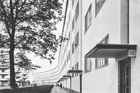 Berlin-Siemensstadt, Wohnzeile, Nordfassade, 1930<br />