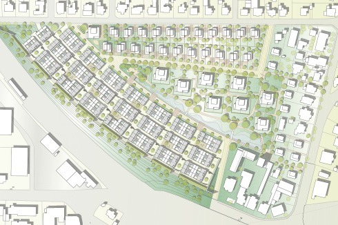 <span class="Bold">Anerkennung</span>: Die Architekten von Poos Isensee und Grün plan Landschaftsarchitekten bilden mehrere  Mikroquartiere aus.<br />