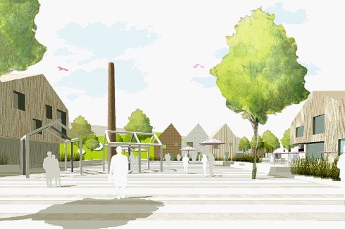 Anerkennung: Poos Isensee Architekten und Grün plan Landschaftsarchitekten<br />