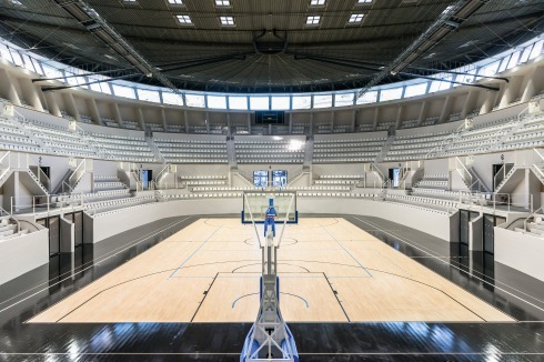 Die Halle wurde weitgehend in ihrer ursprünglichen Gestalt wieder hergerichtet.<br />