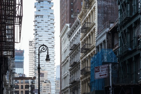 Die Green Street und die Church Street entlang Richtung Südwesten geschaut.<br />