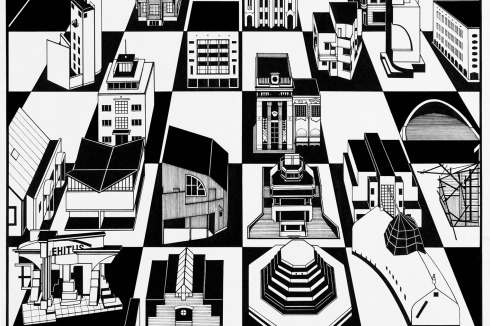 Leonhard Lapin, <strong>Das estnische Architekturjahrhundert auf einem Schachbrett</strong>, 1984<br />