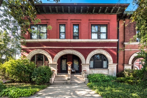 Wohnhaus in Pullmann, 612-614 E. 112th street, Solon Beman 1893<br />
