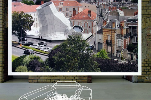 Augmented Reality in der Ausstellung von Jakob + MacFarlane im Architekturforum Aedes<span class="OffWhite"></span><br />