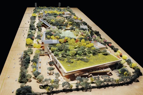 Modell der Facebook-Zentrale von Gehry Partners<br />