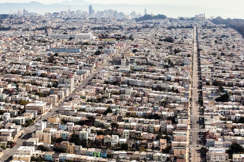 Die Mieten in San Francisco sind höher als in New York: ein Blick über die Stadt von Outer Richmond aus.<br />