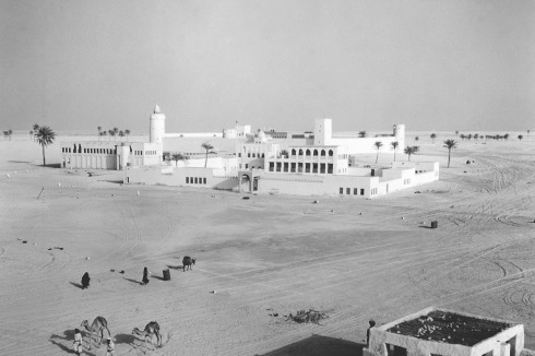 Gesamtansicht von Qasr al Hosn aus den 50er Jahren.<br />