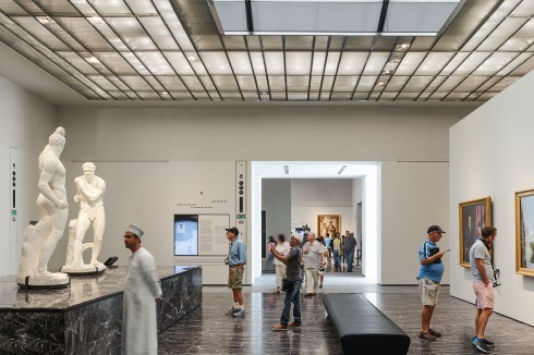 Das Museum verfügt über insgesamt 8600 m2 Ausstellungsfläche.<br />