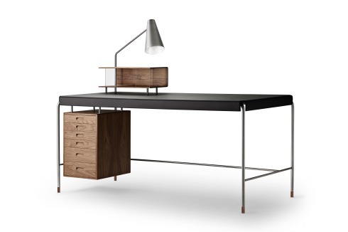 Mit dem <strong>Society Table</strong> legt das Unternehmen Carl Hansen, das durch Zukäufe und Re-Editionen ein breites Programm dänischen Möbeldesigns aufgebaut hat, nun auch ein Objekt von Arne Jacobsen neu auf.<br />
