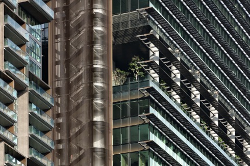 Fassade zur Stadt­seite<br />