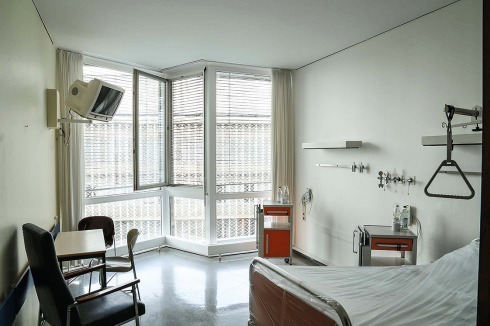 Die Patientenzimmer wurden teilweise saniert.<br />
