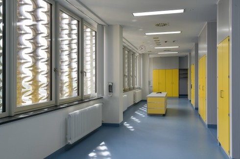 Sanierte Bereiche der Klinik ...<br />