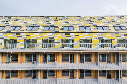 Die Dachgeschosse wurden für Maisonette-Wohnungen genutzt ...<br />