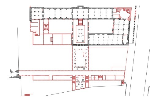Giorgio Grassi, Wettbewerb Neues Museum und Ergänzungsbauten, 1. Preis, 1993<br />