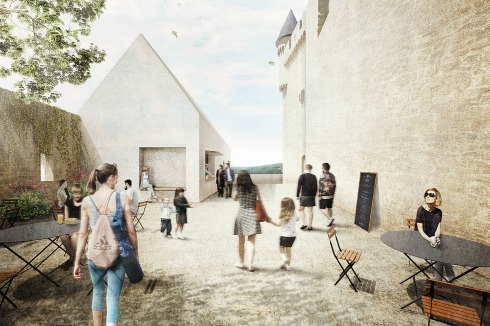 <strong><span class="Bold">3. Preis</span></strong> Das Team um <a href="https://www.wandellorch.de/" target="_blank" >Wandel Lorch Architekten</a> befreit das Torwächterhaus von verunklärenden Anbauten. Der ergänzende Neubau ahmt seine alte Gestalt nach.<br />