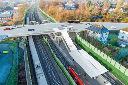 Der geplante S-Bahnhof Holstenhofweg könnte als Sinnbild gelten für die Verachtung des Kunden durch die Bahn.<br />