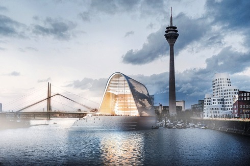 Ideen für ein neues Opernhaus in Düsseldorf von den Architekten RKW, ...