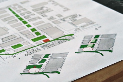 Das rote Quadrat von The Shed ist das einzige öf­fentliche Grundstück inmitten der privaten Entwicklung von Hudson Yards.<br />