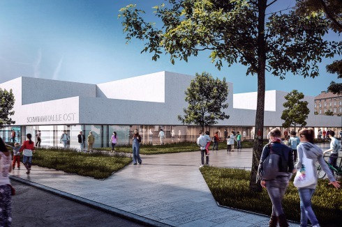 <strong>1. Preis</strong> gmp Architekten bringen Oberlichter ein, die im Zusammenspiel mit Höhenversprüngen der Decke ...<br />
