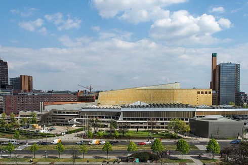 Scharouns Staatsbibliothek am Berliner Kulturforum<br />