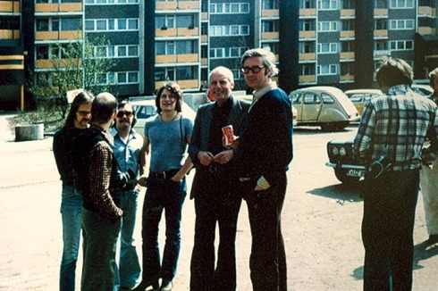 Exkursion des Lehrstuhls um 1975.<br />