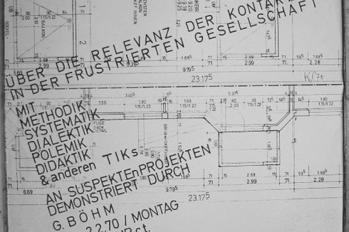Vorlesungsplakat von 1970<br />