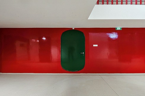 Das Farbkonzept der Architekten bietet nun auch hier eine bessere Orientierung.<br />