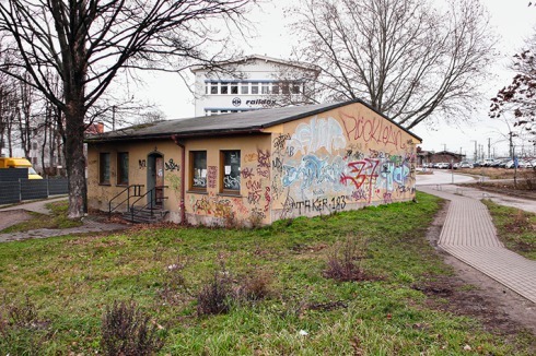 Blick Richtung Güterbahnhof, ...<br />