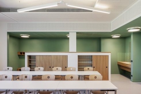 Blick in ein Klassenzimmer<br />
