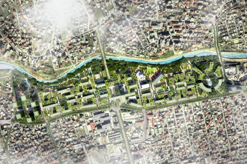 Wie unübersichtlich die Situation gerade ist, zeigt ein städtebaulicher Entwurf, der uns kurz vor Redaktionsschluss auf den Tisch flatterte: Der italienische Architekt Stefano Boeri hat in Tirana einen Masterplan für  einen Stadtteil vorgelegt, der sich als „erstes europäisches Quartier versteht (…), das auf die Anforderungen der Post-Covid-19-Pan- demie-Phase antwortet“. <br />