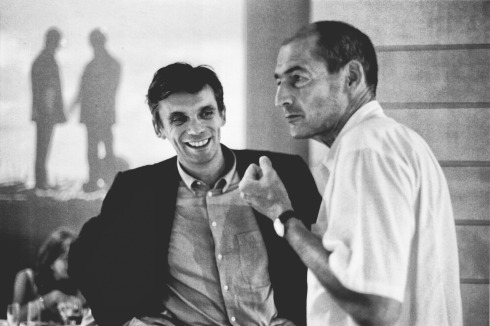 <span class="Bold">2000</span> Matthias Sauerbruch und Rem Koolhaas.<br />
