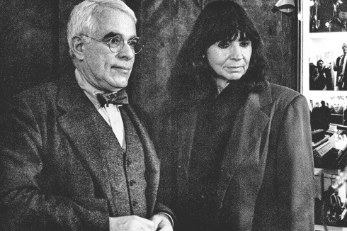 <span class="Bold">1991</span> Peter Eisenman und Kristin Feireiss.<br />
